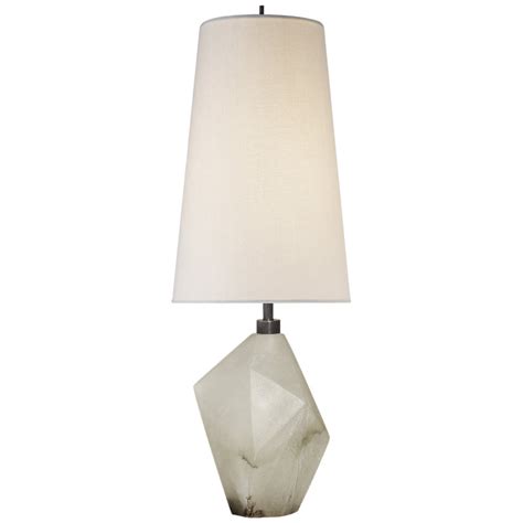 Kelly Wearstler Halcyon Accent Table Lamp In Alabaster With Linen Shad