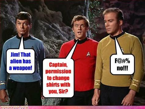 Red Shirt Star Trek Funny Star Trek Theme Star Trek Original