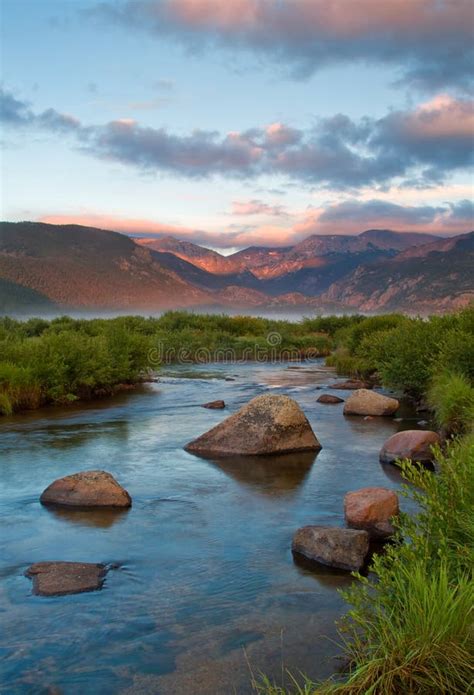 Mountain Sunrise At Rocky Mountain National Park Stock Photo Image Of