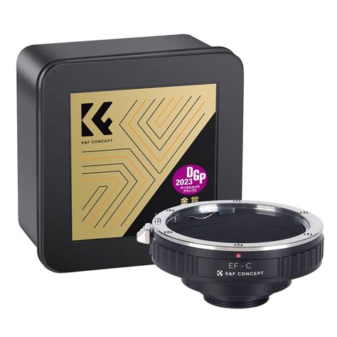 lentes canon eos ef a adaptador de montura de lente c kandf concept m12231 adaptador de lente k
