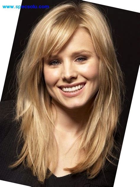 Top Notch Hairstyles For Long Hair Bangs Round Face Shoulder Length