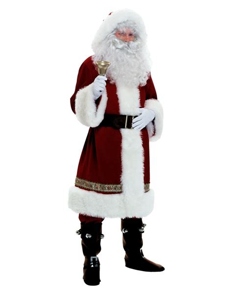 Super Deluxe Old Time Santa Suit Victorian European World Claus Costume