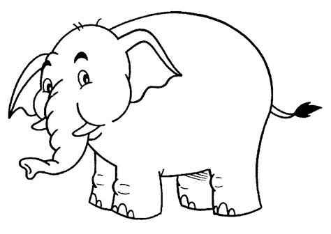 Desenho De Elefante Para Colorir E Imprimir
