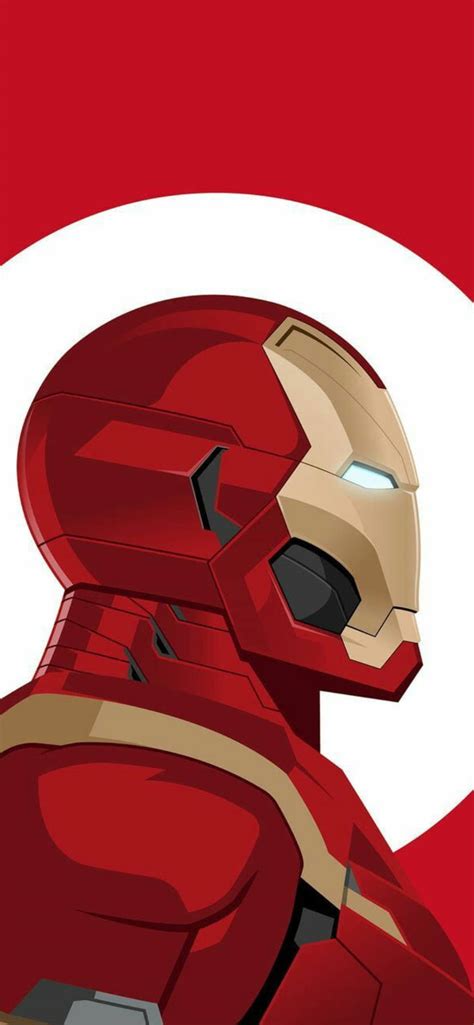 Download Iron Man Side Marvel Iphone Xr Wallpaper