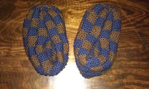 Ravelry Checkerboard Slippers Pattern By Phentex