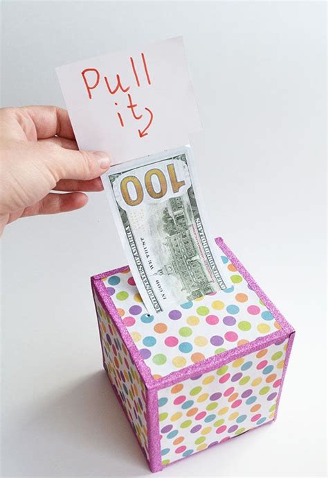 Add a little personality to your gifting within our list of creative money gift ideas, you'll find gifts for people of every age to enjoy, from your loved one will have to use a bit of brain power to figure out the trick to unlocking this gift box. WOW! MONEY BOX | Surprise your family and friends ...