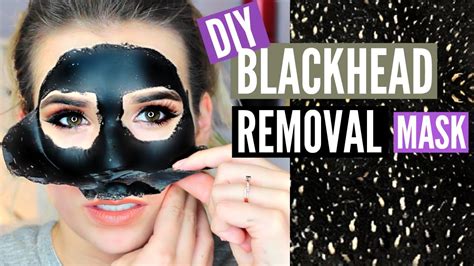 diy blackhead removing peel off mask easy works youtube
