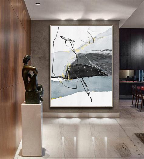 Large Wall Abstract Painting Original Minimalist Abstract Painting