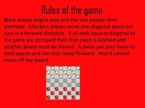 Ppt How To Play Checkers Powerpoint Presentation Free Download Id 2874820