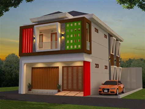 8 rumah minimalis 3 kamar tidur dengan teras samping + denah. JDRK Studio Online Arsitektur: Rumah + Toko Minimalis 2 ...