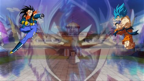 Goku Vs Super 17 1 Batalha Do Torneio Youtube