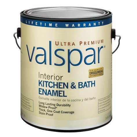 Valspar Ultra Premium 1 Gallon Interior Soft Gloss Kitchen And Bath