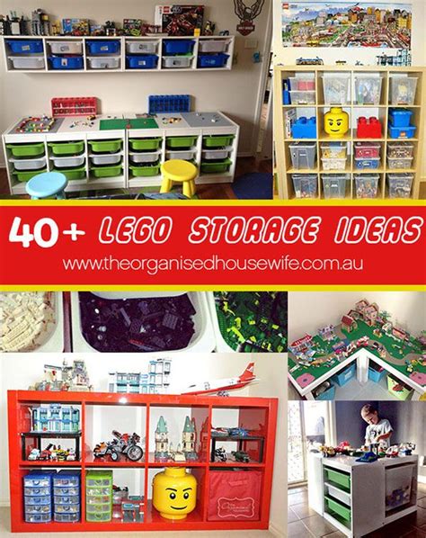 40 Awesome Lego Storage Ideas The Organised Housewife Love A Lot Of These Ideas And