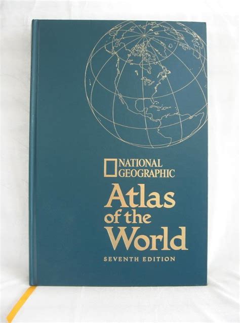 National Geographic Atlas Of The World 7th Edition Huge Hardcover Book 1999