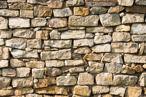 Bare All Natural Stone Wall