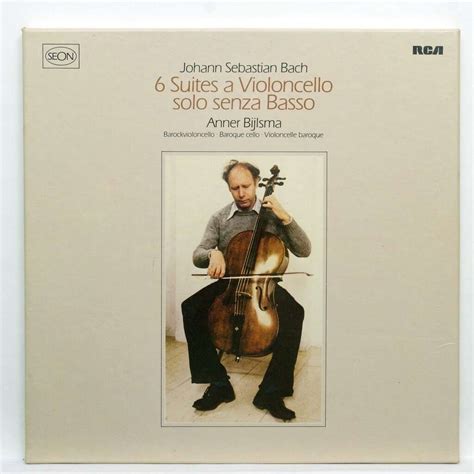 Js Bach The 6 Suites For Cello Solo Bwv 1007 1012 By Anner Bylsma
