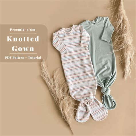 Newborn Baby Gown Etsy