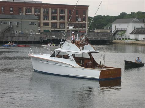 1957 Rybovich At Mystic Antique And Classic Boat Show