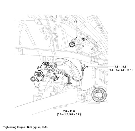 Hyundai Elantra Rear Wheel Speed Sensor Components And Components