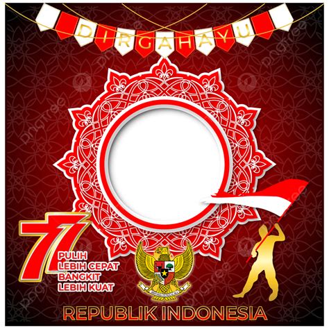 Indonesia Independent Day Vector Design Images Happy 77th Independence