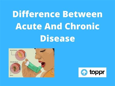 Difference Between Acute And Chronic Disease Toppr Guides