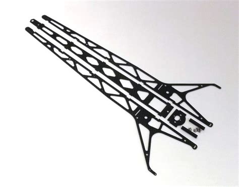 Carbon Fiber Top Fuel Dragster Chassis Kit W Wing Stand