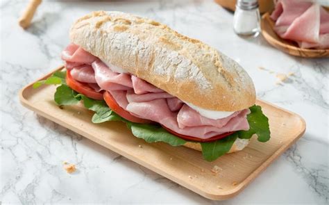 Panino Al Prosciutto Cotto Piastre Per Panini