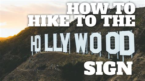 The Easy Hollywood Sign Hike | Hollywood sign hike, Hollywood hike, Hollywood sign