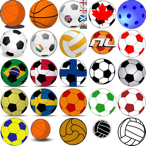 Sport Balls Icons Vector Free Download Creazilla