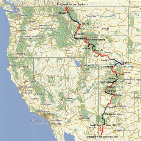 Continental Divide Tracks 2015 Offwheelin Adventure Rider