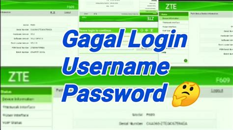Password zte f609 default tersebut bisa bekerja maupun tidak, dengan kata lain tidak selalu bisa. Username Zte F609 Indihome - Inilah Username Dan Password ...
