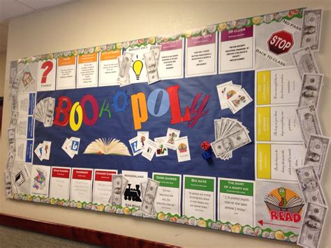 A little Bookopoly for our 5th grade class, this year the theme is "All
