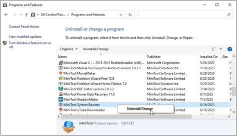 Minitool System Booster Uninstallation Guide