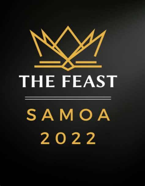 The Feast 2022 Oct 12 15th Samoa Apia Samoa