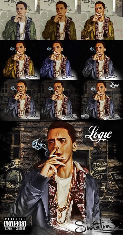 Logic Rapper Album Cover Rebrand On Behance