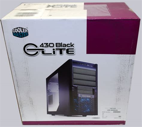 For oem/odm products please go to cooler master co. Cooler Master Elite 430 Black Review