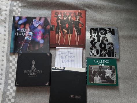 Wts [usa Can] 6 Assorted Albums 11 Each Shipped Within Usa R Kpopforsale