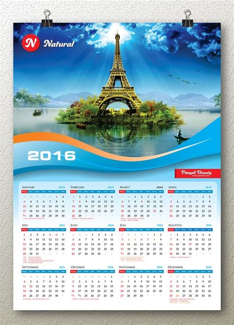 Contoh Desain Kalender Perusahaan Imagesee