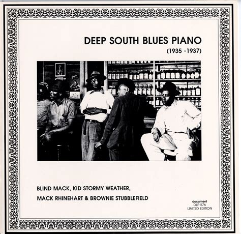 Deep South Blues Piano 1935 1937 Document Lp 576 Down Home Music