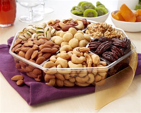 Give chocolate of the month, bacon of the month, wine of the month, smoked salmon of the month, ice cream of the month, and. Holiday Nuts Gift Basket - Gourmet Food Gifts Prime ...