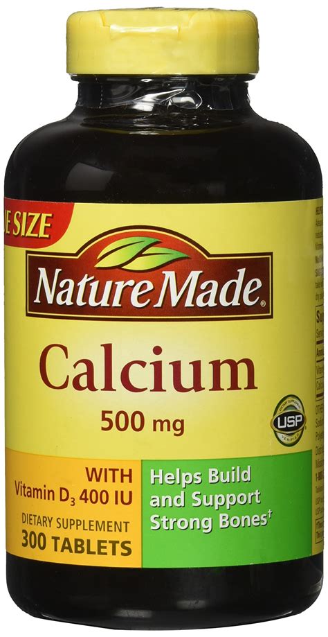 Nature Made Calcium 500 Mg Vitamin D3 Tabs 300 Ct On Galleon Philippines
