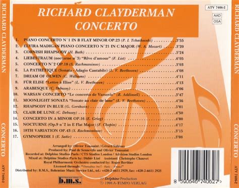 Richard Clayderman Concerto With The Royal Philharmonic Orchestra