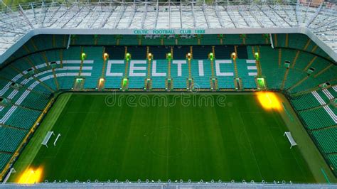 Celtic Stadium In Glasgow The Home Of Fc Celtic Glasgow Aerial View