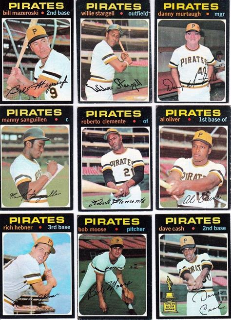 1971 Vintage Topps Baseball Pirates 27 Cards Team Set 4 Hof Sps 5 Rc
