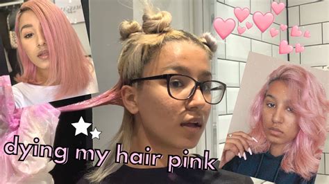 Dying My Hair Pink Adore Soft Lavender Youtube