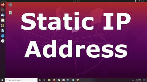 How To Configure Static IP Address On Ubuntu 20 04 YouTube