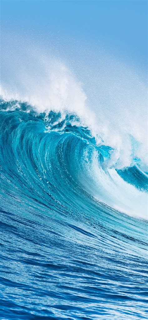Sea Wave Rolls Water Splash 1242x2688 Iphone 11 Proxs Max Wallpaper