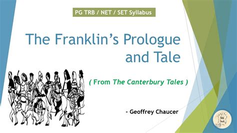 The Franklins Prologue And Tale The Canterbury Tales Chaucer Pg