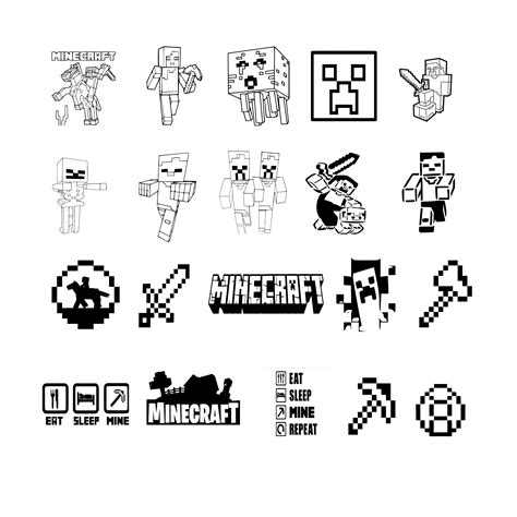Minecraft Characters Svg