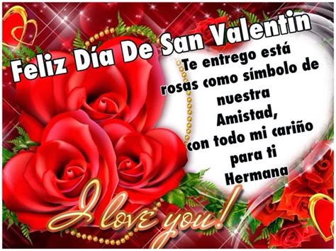 Feliz San Valentín Hermana Imagui